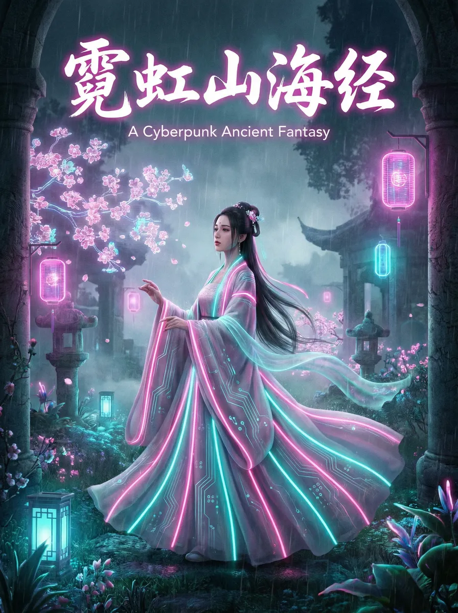 撩人精(1V1)旧日澜歌W 古风奇缘短剧 - 霓虹山海经海报